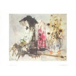 Jean Jansem Femme Au Bouquet #2255589