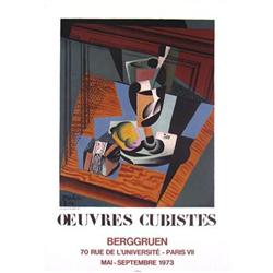 Juan Gris Still Life, Ouevres Cubistes, 1973#2255625