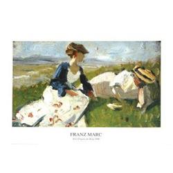 Franz Marc Zwei Fraun am Berg 1906 #2255649
