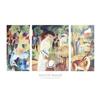 Image 1 : August Macke Zoo Triptich #2255734