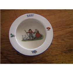 Antique Czech Baby Dish #2255785
