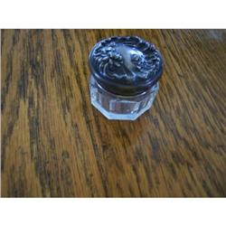 Sterling Topped Small Dresser Jar #2255908