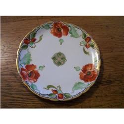 Hand Painted Poppy Plate-French #2255952