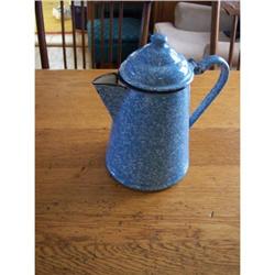 Robins Egg Blue & White Speckled Enamel #2256036
