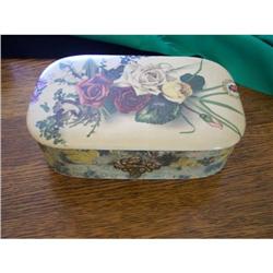Antique Celluloid Box w/Roses #2256042