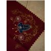 Image 1 : Felt Tablecloth with Fancywork on Corners #2256135
