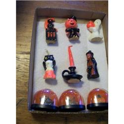 6 Wax Candles and 3 Snowglobes-Halloween #2256155