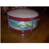 Vintage Childs Tin Drum w/Airplane Graphics #2256157