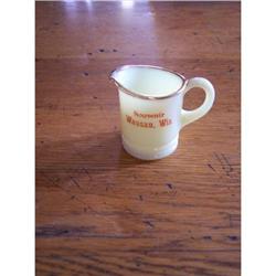 Custard Glass Creamer-WAUSAU,WISCONSIN #2256160