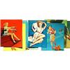 Image 1 : 10 VINTAGE PINUP PRINT LITHOS * OLD LITHOGRAPH #2256277