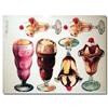 Image 1 : SUNDAES MALTS SIGN * OLD VINTAGE SODA FOUNTAIN #2256285