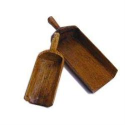 2 Antique primitive GRAIN SCOOPS #2256300