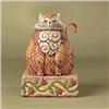 Image 1 : JIM SHORE YELLOW CAT STATUE * ENESCO HEARTWOOD #2256326