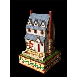 JIM SHORE VILLAGE HOUSE STATUE * ENESCO #2256329