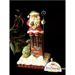 JIM SHORE SANTA CLAUS STATUE * ENESCO HEARTWOOD#2256330