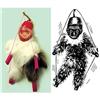 Image 1 : JAPAN CELLULOID MONKEY TOY * OLD VINTAGE APE #2256356