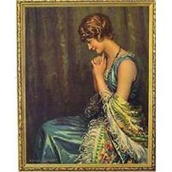 VINTAGE LITHO PRINT * OLD VINTAGE LOVERS #2256410