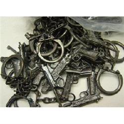 72 VINTAGE MINI METAL TOY KEYCHAINS 1960S #2256435