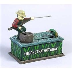 CAST IRON FISHERMAN BANK * NEW #2256461