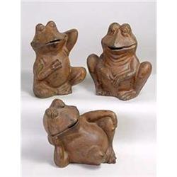 3 CAST IRON FROG BANKS #2256472