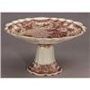 Image 1 : PORCELAIN CASTLE TRANSFERWARE COMPOTE #2256497