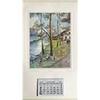 Image 1 : VINTAGE 1927 CANAL CALENDAR #2256523