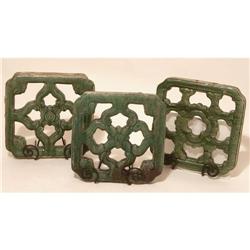 CERAMIC FUJIAN TEMPLE TILE / ANTIQUE / OLD #2256547