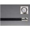 CLOCK WALKING CANE / NICKEL / NEW #2256551