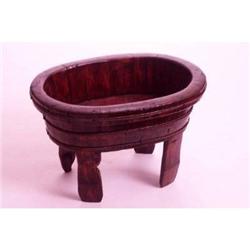 Antique Wood Garden Planter * Old vintage Oval #2256567