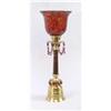 Image 1 : MOSAIC RED GLASS CANDLEHOLDER / CANDLE HOLDER /#2256569