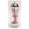 COCA COLA GLASS STRAW DISPENSER / NEW / COKE #2256619