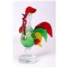 Image 1 : GLASS MULTICOLORED ROOSTER SCULPTURE #2256620
