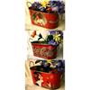 3 COCA-COLA SODA PLANTER TUBS TINS / GALVANIZED#2256629