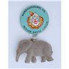 Image 1 : HARRISBURG VA FLOCKED ELEPHANT CIRCUS SOUVENIR #2256637
