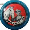 3 VINTAGE ROY ROGERS YO YO TOYS IN ORIGINAL #2256647
