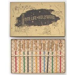 Vintage HOLLYWOOD STIR STICKS store display #2256662