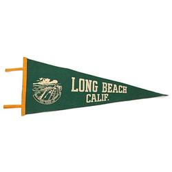 VINTAGE 1940S LONG BEACH CALIFORNIA FELT #2256727