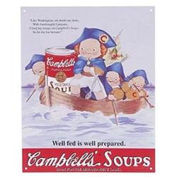 CAMPBELL SOUP METAL KITCHEN SIGN / NEW #2256753