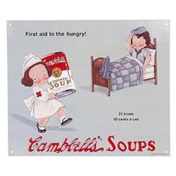 CAMPBELL SOUP METAL KITCHEN SIGN / NEW #2256754