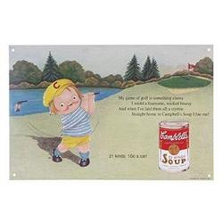 CAMPBELL SOUP METAL GOLF SIGN / NEW #2256755