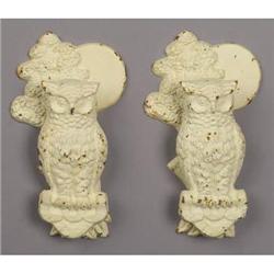 2 CAST IRON OWL DOOR KNOCKERS #2256759