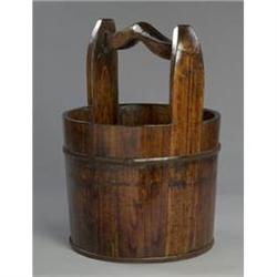 NEW WOOD WATER BUCKET / GARDEN PLANTER #2256760