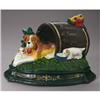Image 1 : CAST IRON PAINTED DOG DOOR STOP #2256761