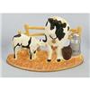 Image 1 : CAST IRON COW DOOR STOP / MILK / PAIL #2256763