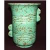 Rumrill Turquoise/Green & Brown Mottled Vase #2256797