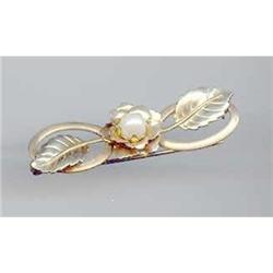 SALE Cultured Pearl Pin gold filled #2256831