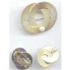 Image 1 : SALE Signed Pin and Earrings Set. #2256851