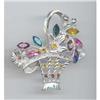 SALE Wonderful Basket of Rhinestone flowers pin#2256853