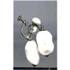 SALE Milk Glass Drop Earrings #2256901