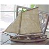 SALE Cute Wooden Sail Boat ,free standing #2256914